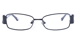 Vista First 8810 Stainless Steel/ZYL Womens Oval Full Rim Optical Glasses Vista First 8810 Stainless Steel/ZYL Womens Oval Full Rim Optical Glasses